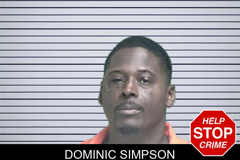 Dominic Simpson mugshot