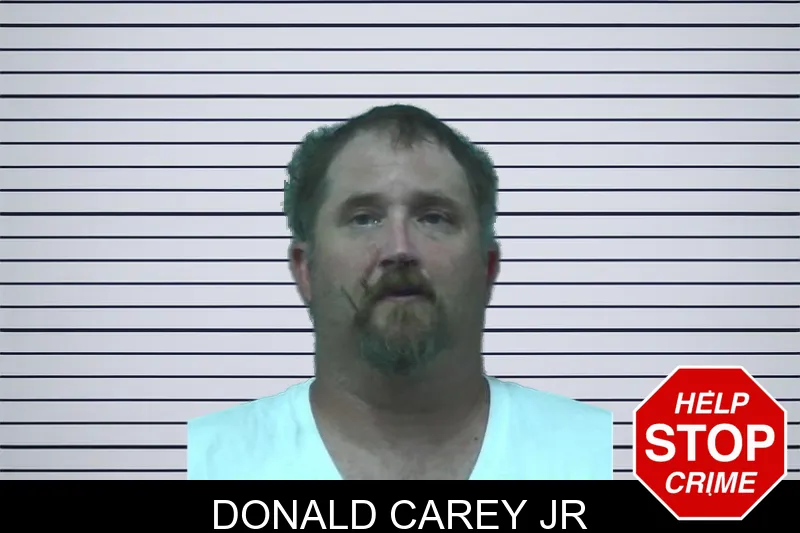 Donald Carey Jr mugshot
