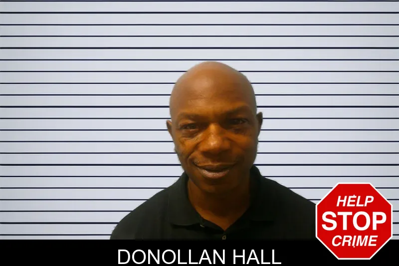 Donollan Hall mugshot