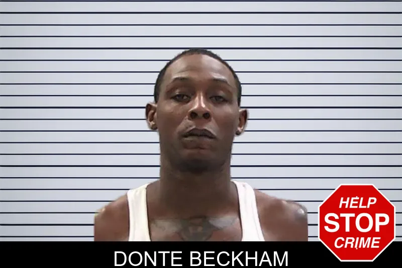 Donte Beckham mugshot