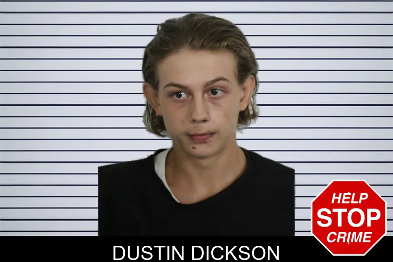 Dustin Dickson mugshot
