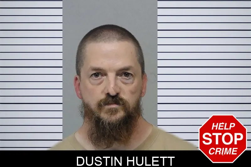 Dustin Hulett mugshot