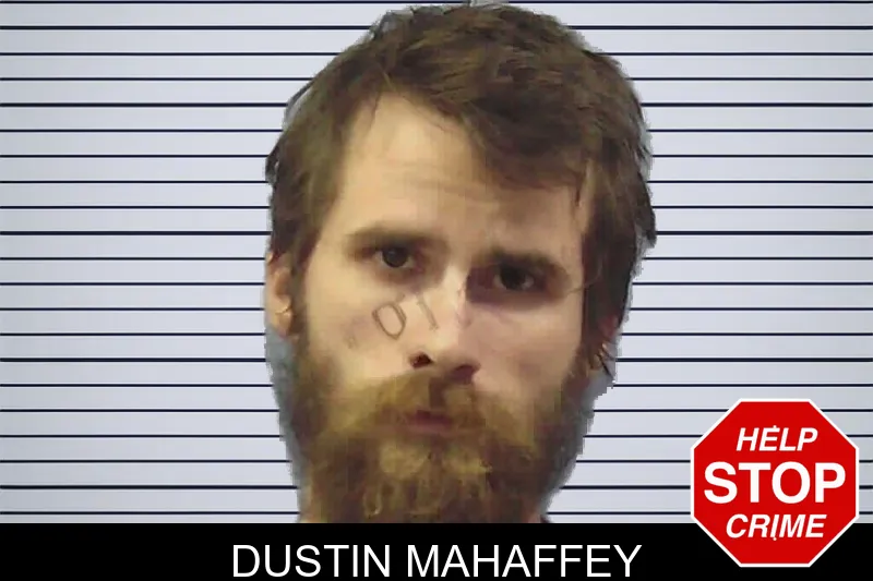 Dustin Mahaffey mugshot