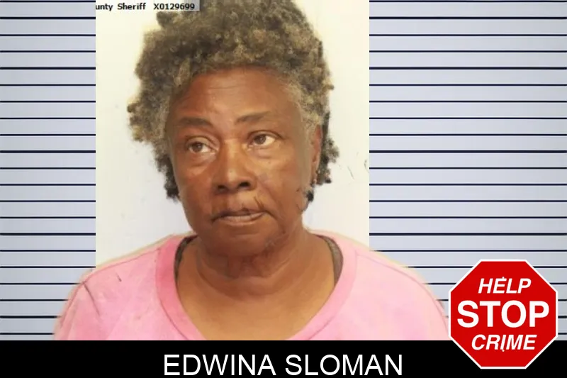 Edwina Sloman mugshot
