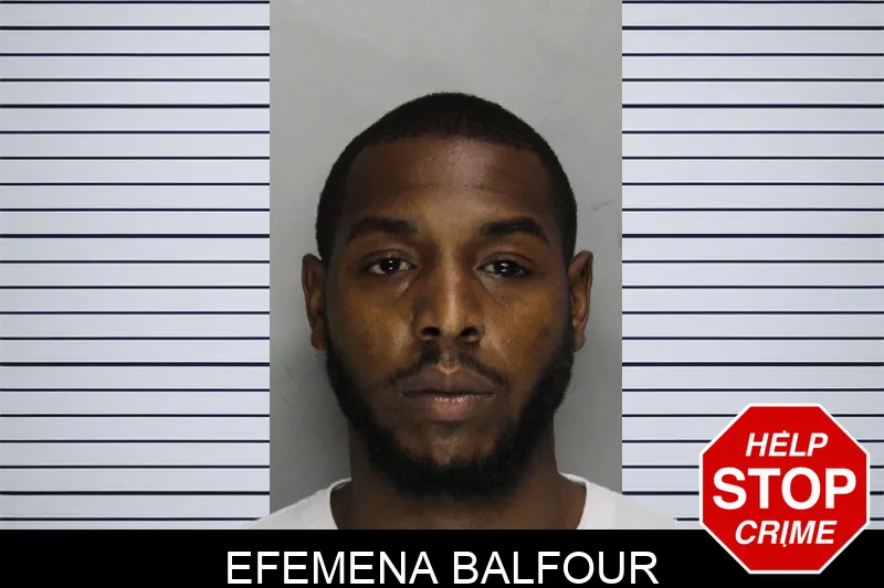 Efemena Balfour mugshot