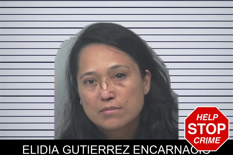 Elidia Gutierrez Encarnacio mugshot