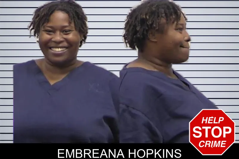 Embreana Hopkins mugshot
