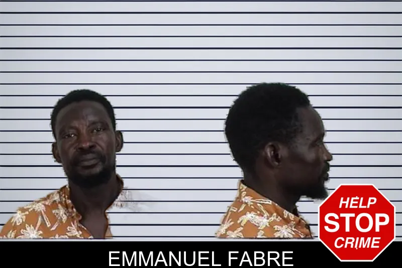 Emmanuel Fabre mugshot – Camden County , Georgia Emmanuel Fabre mugshot
