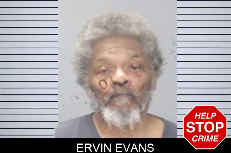 Ervin Evans mugshot