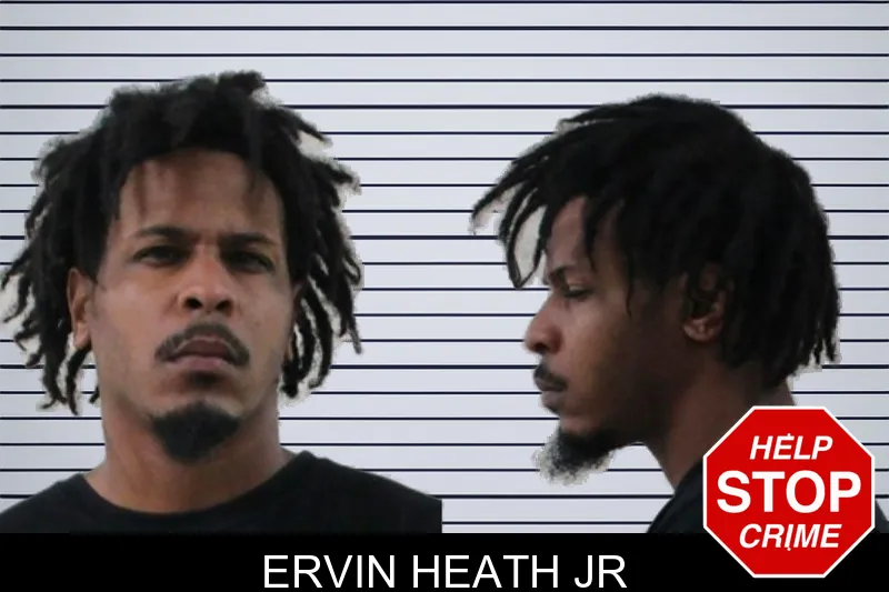 Ervin Heath Jr mugshot