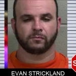 Evan Strickland mugshot – Wayne County , Georgia Evan Strickland mugshot