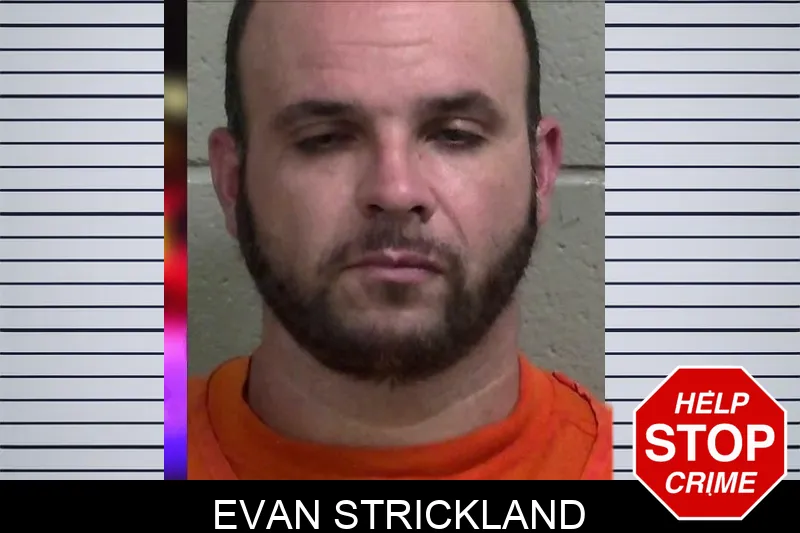 Evan Strickland mugshot