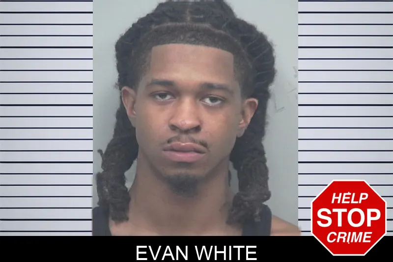 Evan White mugshot