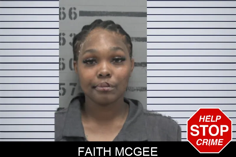 Faith McGee mugshot