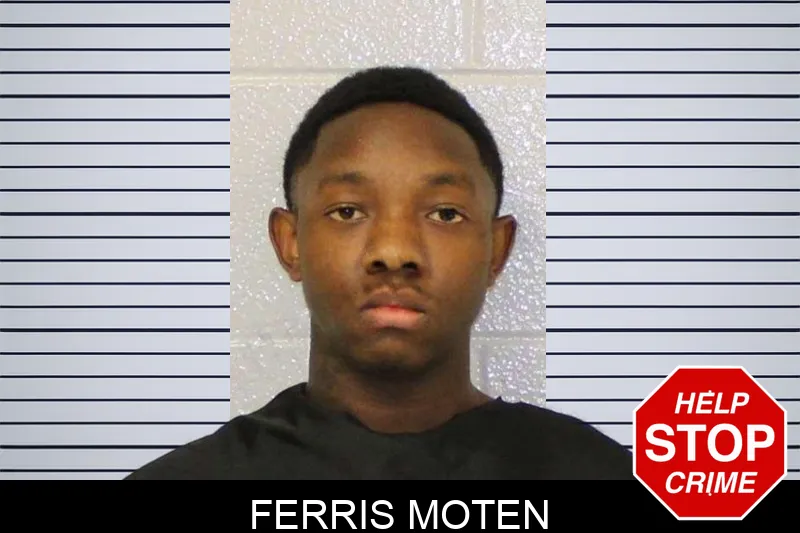 Ferris Moten mugshot