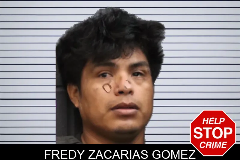 Fredy Zacarias Gomez mugshot