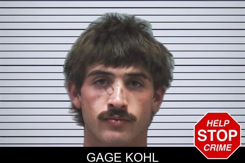 Gage Kohl mugshot