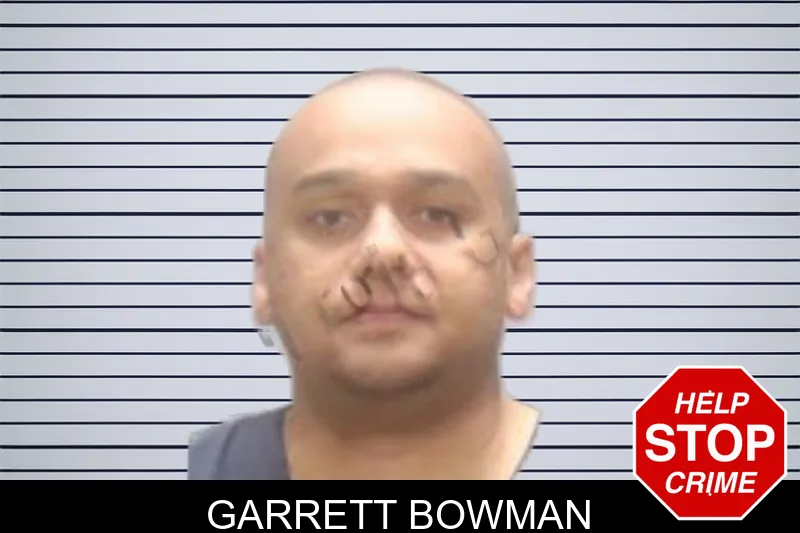 Garrett Bowman mugshot