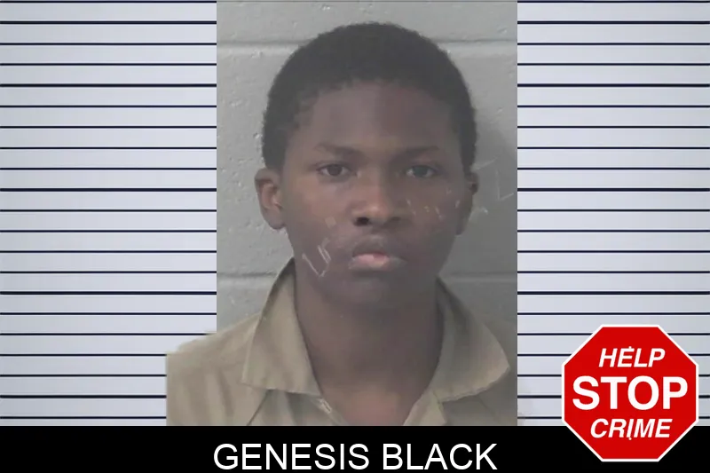 Genesis Black mugshot