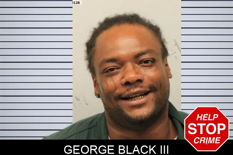 George Black III mugshot