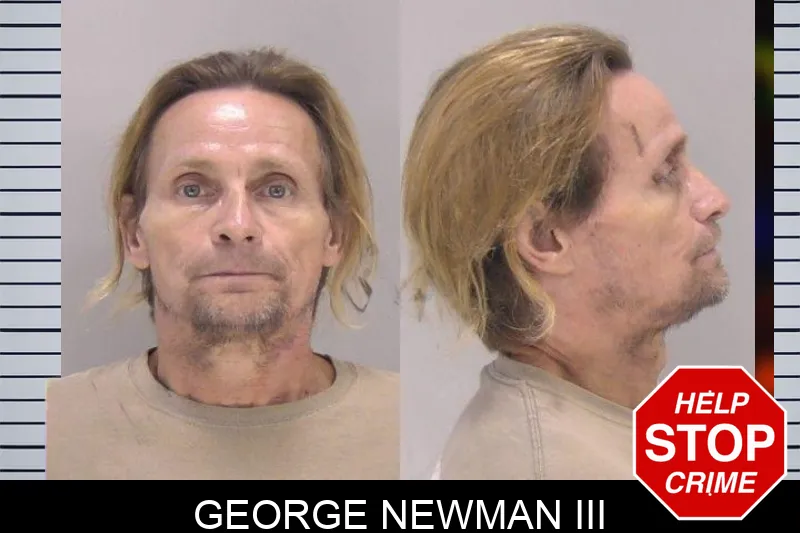 George Newman III mugshot