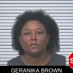 Geranika Brown mugshot