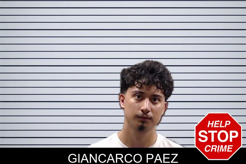 Giancarco Paez mugshot