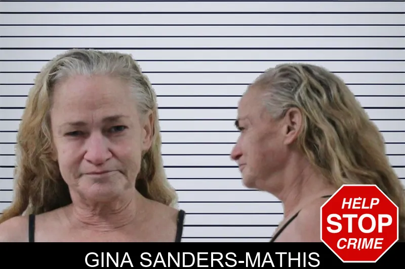 Gina Sanders-Mathis mugshot