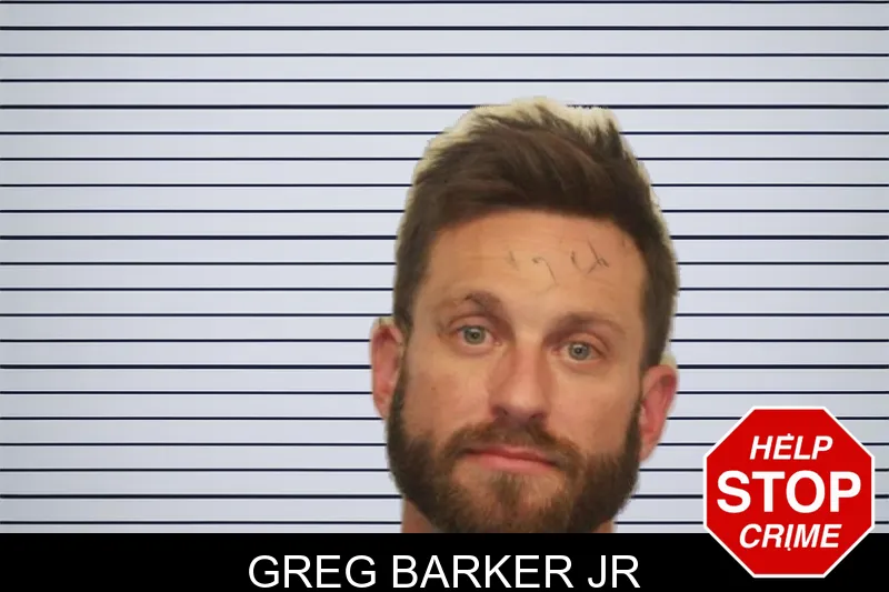 Greg Barker Jr mugshot