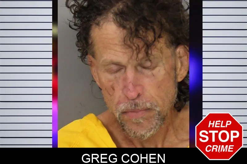 Greg Cohen mugshot