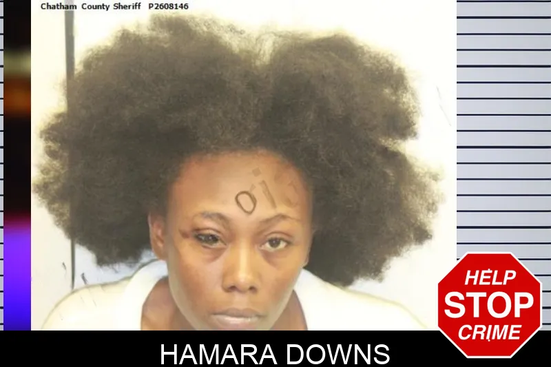 Hamara Downs mugshot – Chatham County , Georgia Hamara Downs mugshot