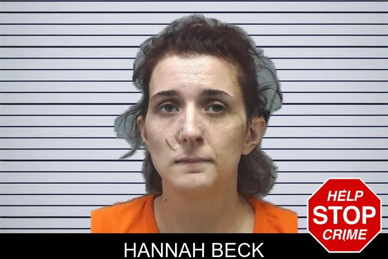 Hannah Beck mugshot