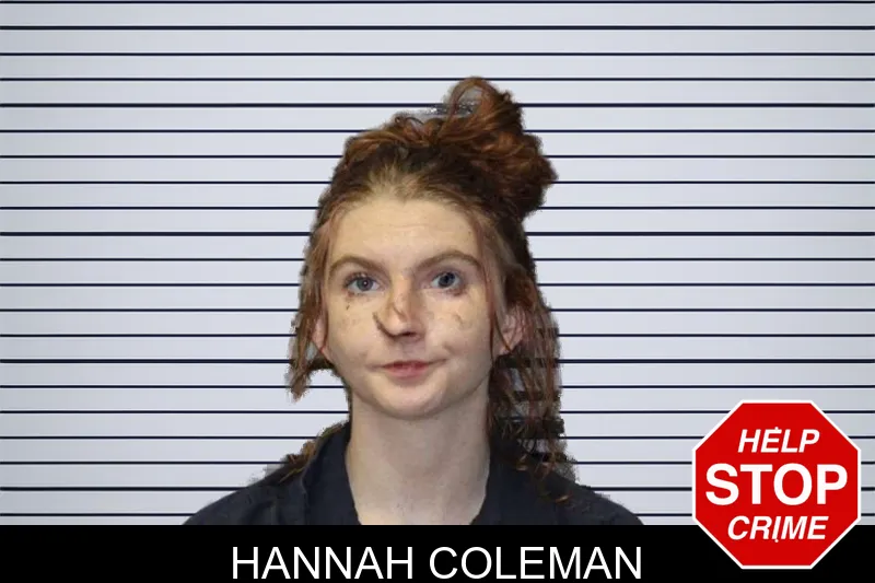 Hannah Coleman mugshot