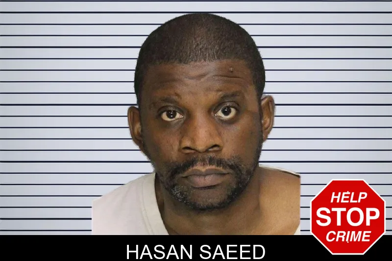 Hasan Saeed mugshot