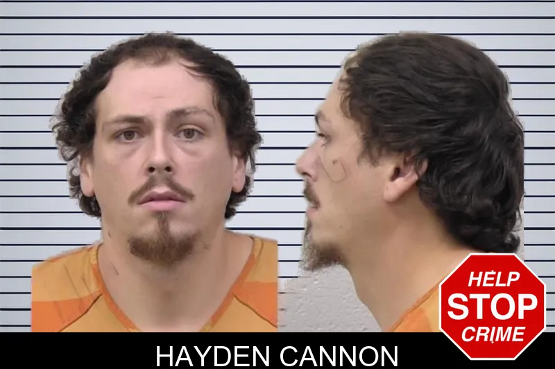 Hayden Cannon mugshot