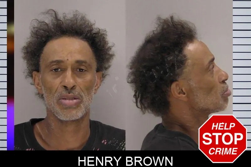 Henry Brown mugshot