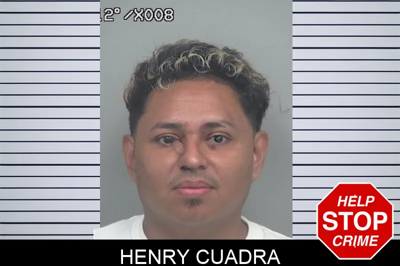 Henry Cuadra mugshot