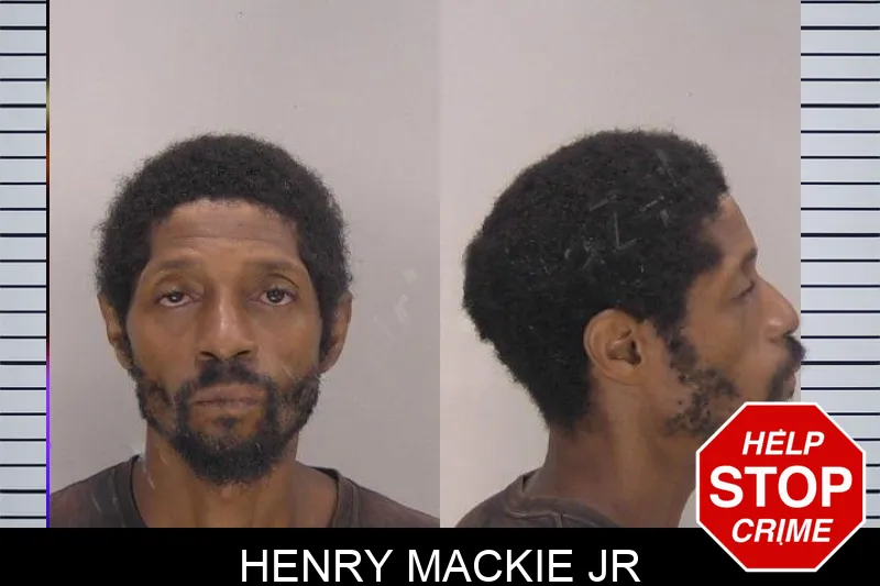 Henry Mackie Jr mugshot