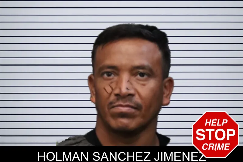 Holman Sanchez Jimenez mugshot