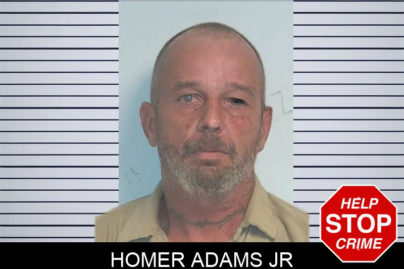 Homer Adams Jr mugshot