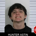 Hunter Astin mugshot