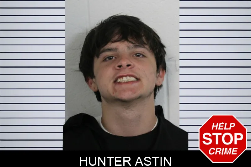 Hunter Astin mugshot