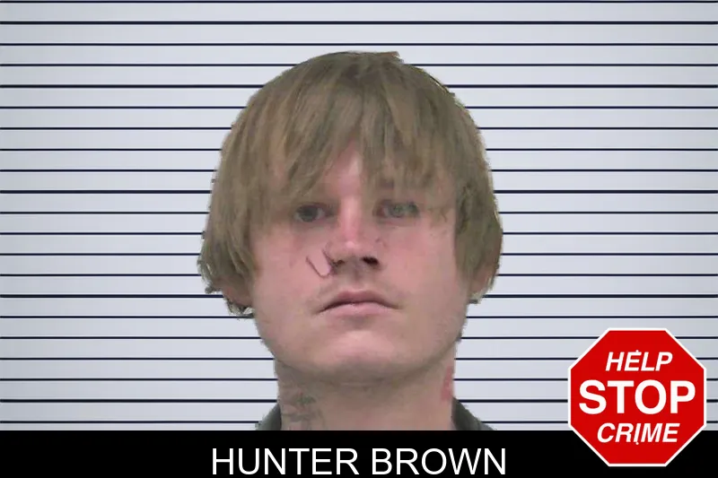 Hunter Brown mugshot