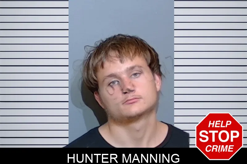 Hunter Manning mugshot
