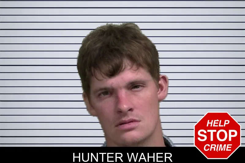 Hunter Waher mugshot