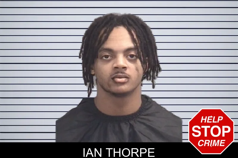 Ian Thorpe mugshot