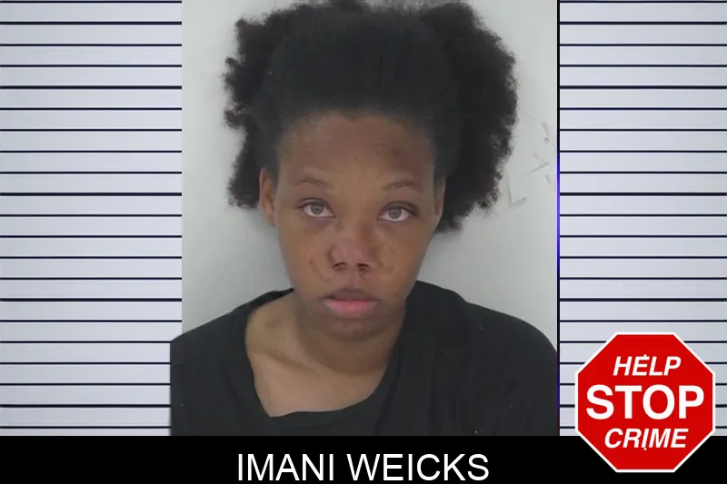 Imani Weicks mugshot