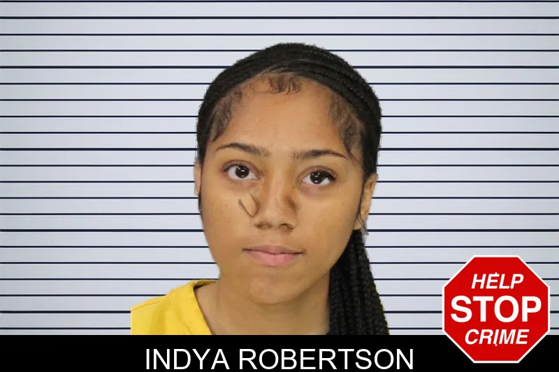 Indya Robertson mugshot