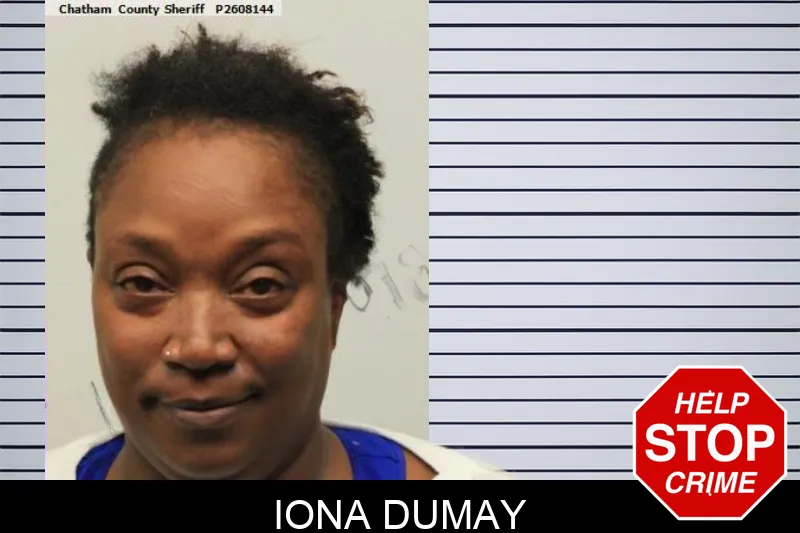 Iona Dumay mugshot – Chatham County , Georgia Iona Dumay mugshot