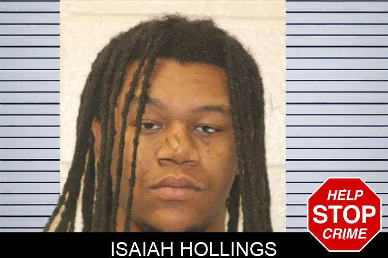 Isaiah Hollings mugshot